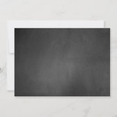 Invitation de la fête d'Halloween Sorcière volant (Dos)