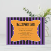 Invitation de la fête d'Halloween triée (Debout devant)
