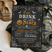Invitation de la fête d'Halloween vintage