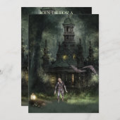 Invitation de la fête d'Halloween Zombie (Devant / Derrière)