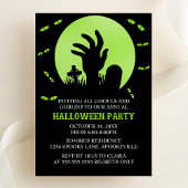 Invitation de la fête d'Halloween Zombie