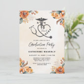 Invitation de la fête d'obtention du diplôme de l' (Debout devant)