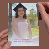 Invitation de la fête d'obtention du diplôme de l'