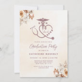 Invitation de la fête d'obtention du diplôme de l' (Devant)