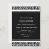 Invitation de la fête du 15e anniversaire de Black (Dos)