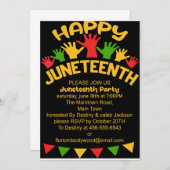 Invitation de la fête du 18e anniversaire (Devant / Derrière)