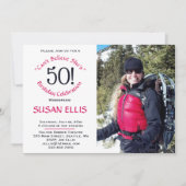 Invitation de la fête du 50e anniversaire (Devant)