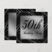 invitation de la fête du 50e anniversaire (Devant / Derrière)
