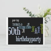 invitation de la fête du 50e anniversaire (Debout devant)