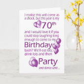 invitation de la fête du 70e anniversaire, Wordpla (Fleur jaune)