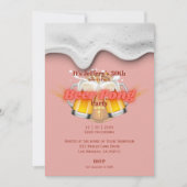 Invitation de la fête du beer pong (Devant)