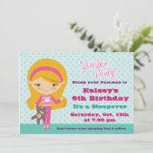 Invitation de la Fête du bois d'oeuvre du pyjama (Debout devant)