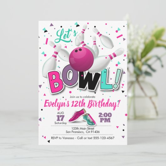 Invitation de la Fête du Bowling (Debout devant)