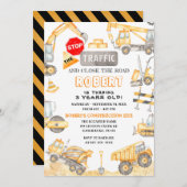 Invitation de la fête du camion de vidange (Devant / Derrière)