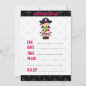 Invitation de la Fête du Capitaine Pirate (Dos)