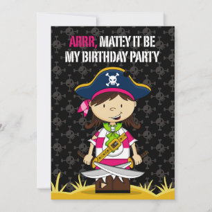 Invitation de la Fête du Capitaine Pirate