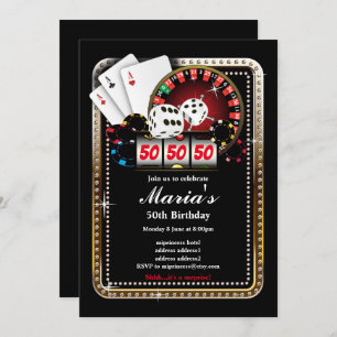 Invitation de la fête du casino, Poker