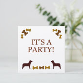 Invitation de la fête du chien (Debout devant)