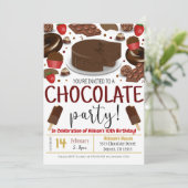 Invitation de la fête du chocolat (Debout devant)