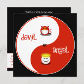 Invitation de la fête du Ciel ou de l'Enfer (Devant / Derrière)