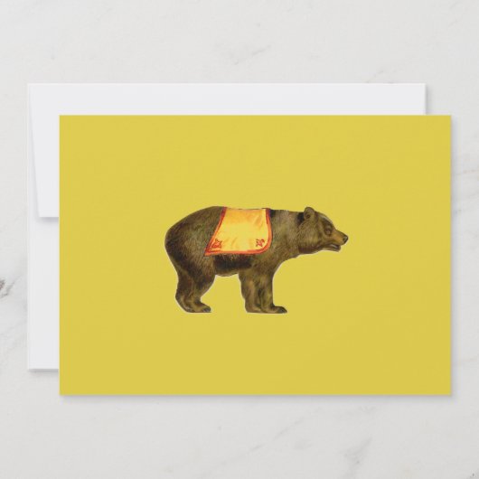 Invitation de la Fête du Cirque (Dos)