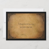 Invitation de la fête du conseil d'Halloween Éffra (Dos)