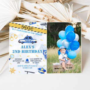 Invitation de la fête du garçon 2e anniversaire