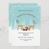 Invitation de la fête du jour de la boxe (Devant / Derrière)