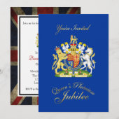 Invitation de la fête du jubilé de la Reine Platni (Devant / Derrière)