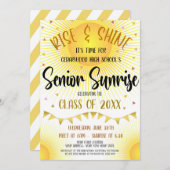 Invitation de la fête du lever du soleil du second (Devant / Derrière)