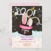 Invitation de la Fête du Magicien (Devant / Derrière)