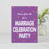 Invitation de la fête du mariage (Debout devant)