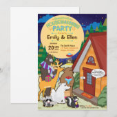 Invitation de la Fête du Ménage au milieu de nulle (Devant / Derrière)