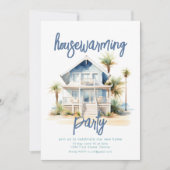 Invitation de la fête du ménage de plage (Devant)