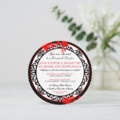 Invitation de la fête du mystère du meurtre d'Hall (Debout devant)