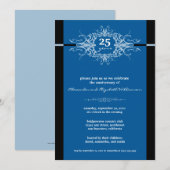 Invitation de la fête du Nouveau Anniversaire (ble (Devant / Derrière)