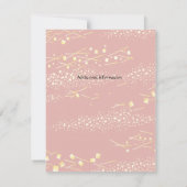 Invitation de la fête du Nouvel An (Dos)