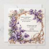 Invitation de la fête du Nouvel An (Dos)