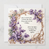 Invitation de la fête du Nouvel An (Devant)