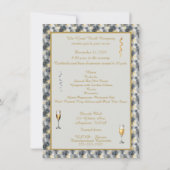 Invitation de la fête du Nouvel An (Dos)