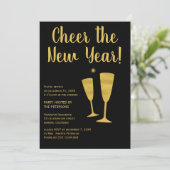 Invitation de la fête du Nouvel An (Debout devant)