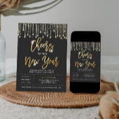 Invitation de la fête du Nouvel An