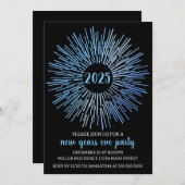 Invitation de la fête du Nouvel An (Devant / Derrière)