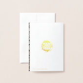 Invitation de la fête du Nouvel An de luxe (Derrière avec enveloppe)