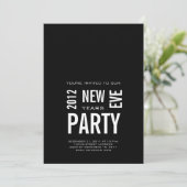 Invitation de la fête du Nouvel An moderne (Debout devant)