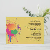 Invitation de la fête du Paintball (Debout devant)