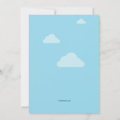 Invitation de la fête du pool amusant (Dos)