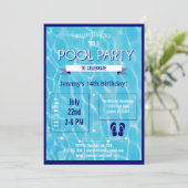 Invitation de la fête du pool Bleu (Debout devant)