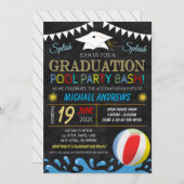 Invitation de la fête du pool de diplômés (Devant / Derrière)