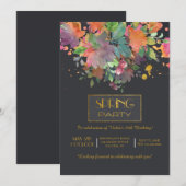 Invitation de la fête du printemps (Devant / Derrière)